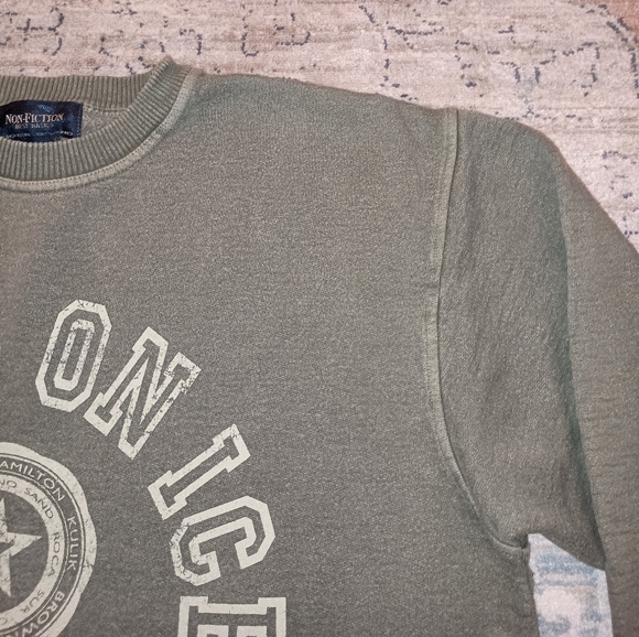 Stars on Ice  2001 VTG Olive Green Cotton Unisex Sweatshirt  Large - Picture 7 of 12